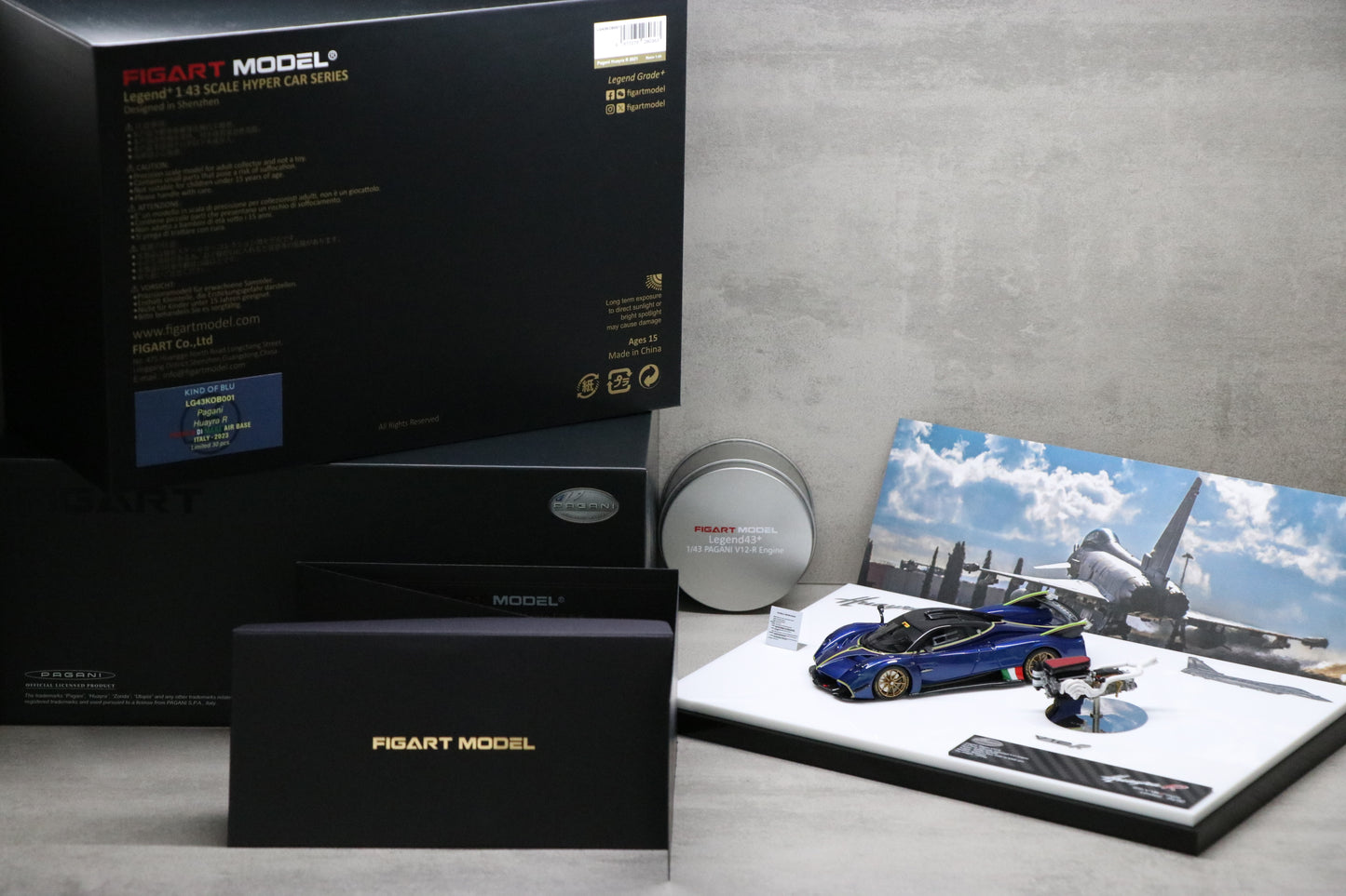 Pagani Huayra R & V12R Engine Ver. Pratica Di Mare Air Base