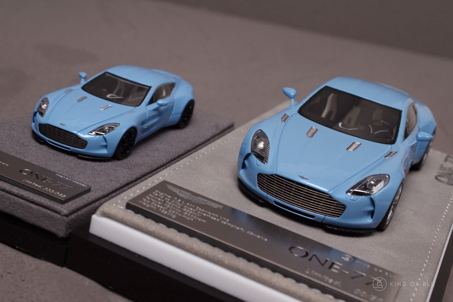 Aston Martin One-77 in Blue Moon Pearl 1:64 — lg64002e 08