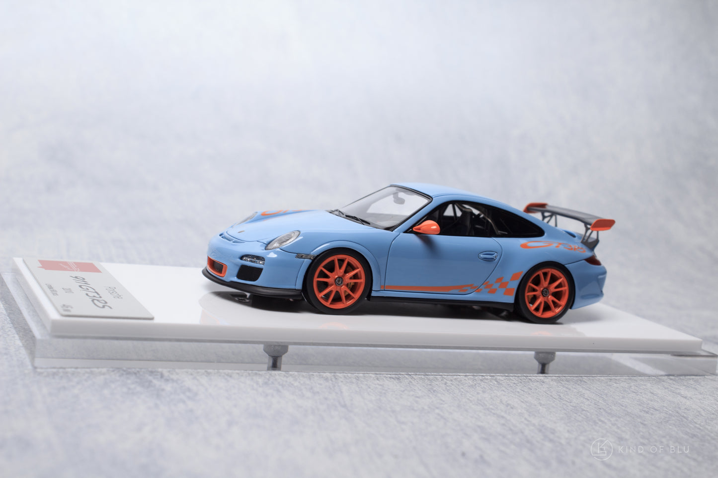Porsche 911(997.2) GT3 RS 2011 in Gulf Blue - em603c 7