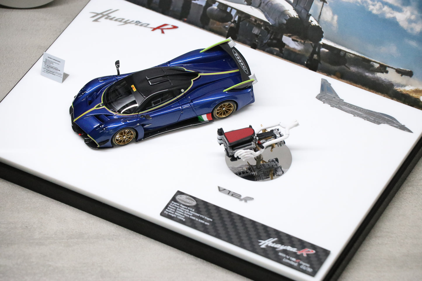 Pagani Huayra R & V12R Engine Ver. Pratica Di Mare Air Base