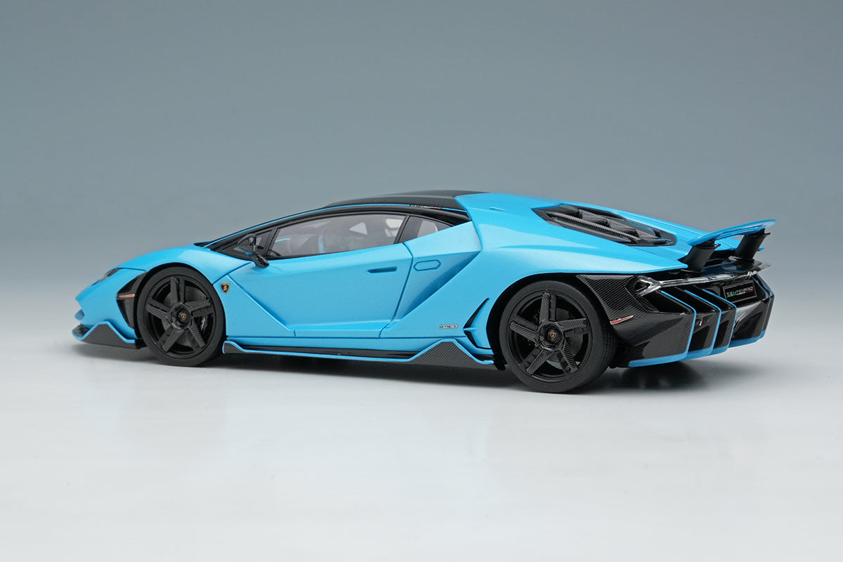 Make Up Eidolon Collection Lamborghini Centenario LP770-4 2016 Rear Wing Up Blu Cepheus