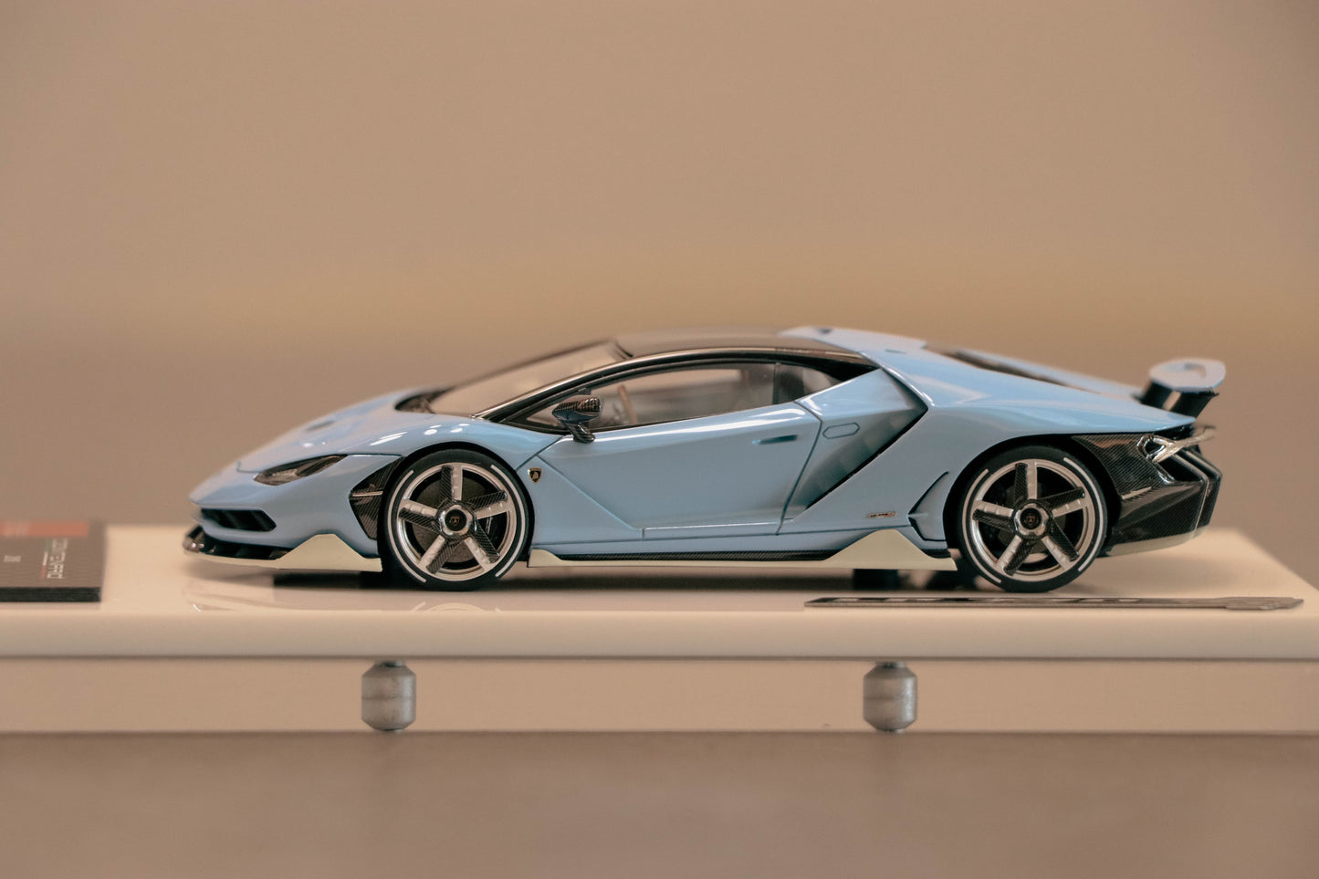 -BACK IN STOCK- Make Up Eidolon Collection Lamborghini Centenario LP770-4 2016 Rear Wing up Cielo Blu