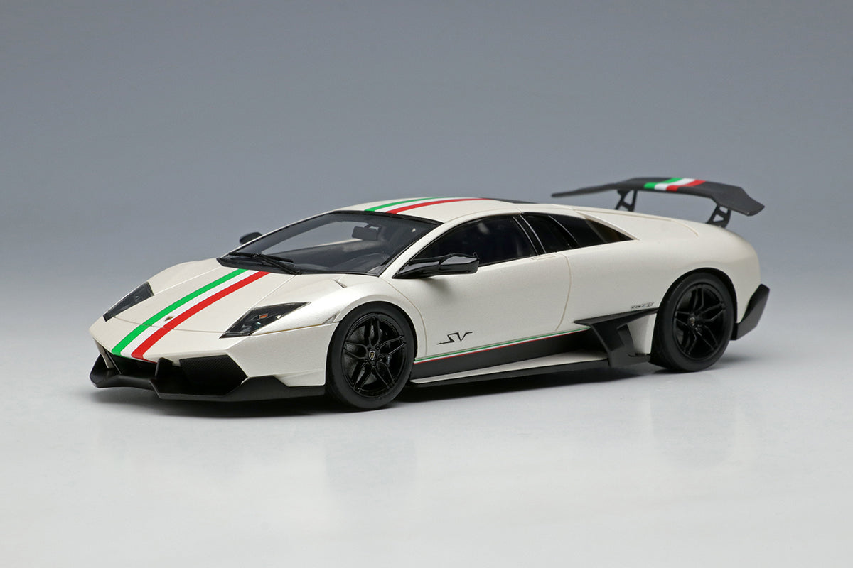 Make Up Eidolon Lamborghini Murcilago LP670-4 Super Veloce 2009 White with Italian Stripe
