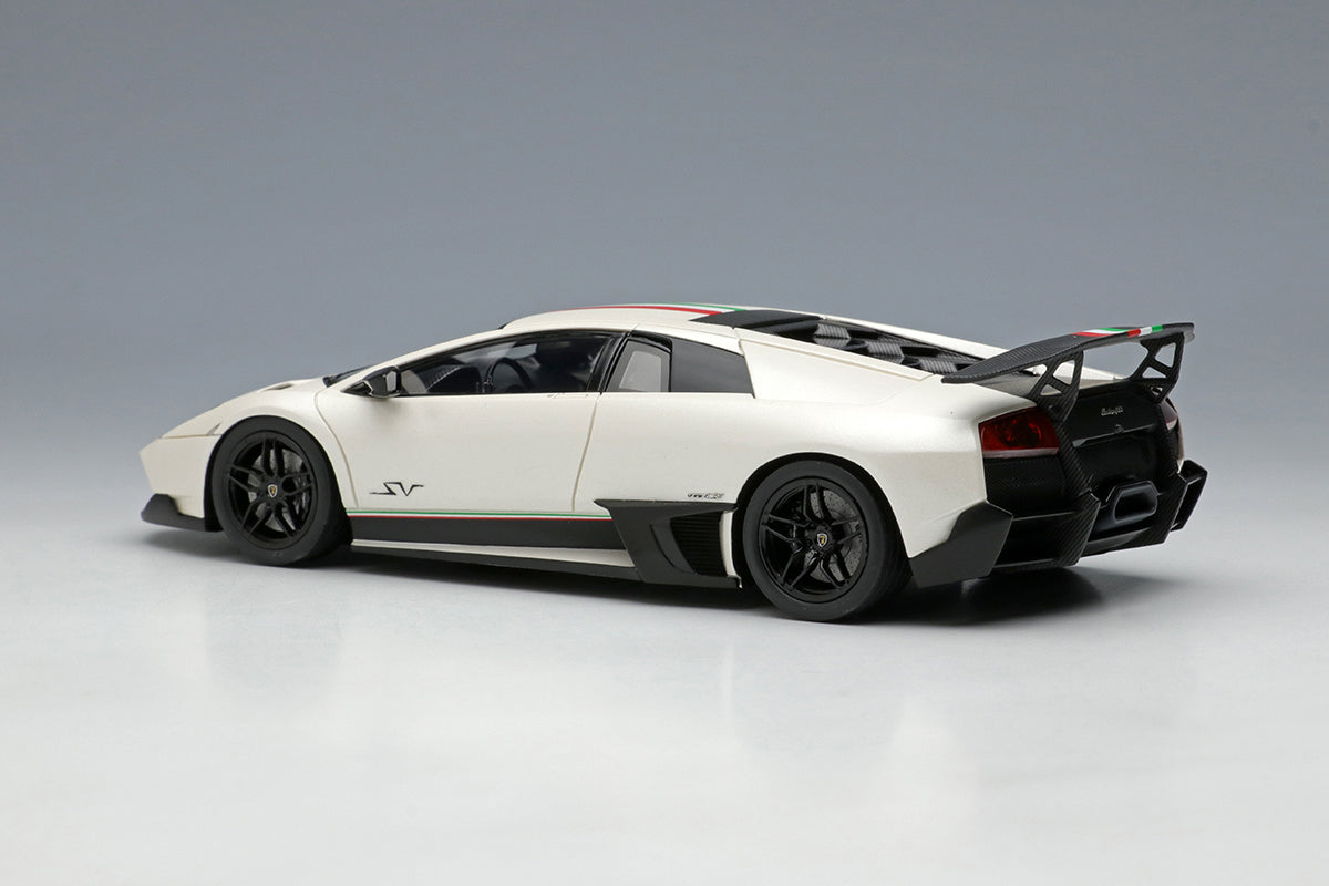 Make Up Eidolon Lamborghini Murcilago LP670-4 Super Veloce 2009 White with Italian Stripe
