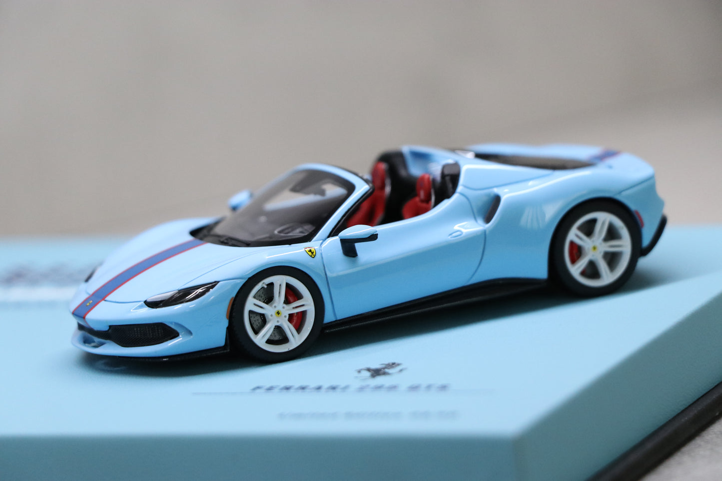 BBR Ferrari SF-24 and 296 GTS special livery Miami GP 2024 customized for Leclerc -Limited 50 PCS