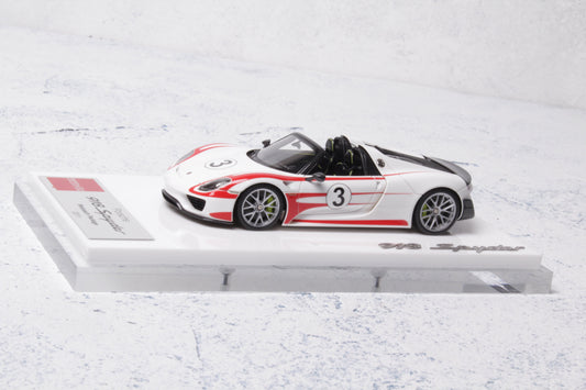 KoBlog #13 - Porsche 918 Spyder in White & Red Salzburg Stripe