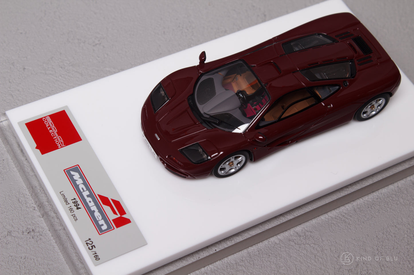 McLaren F1 Roadcar 1994 in Dark Burgundy - em748g 1