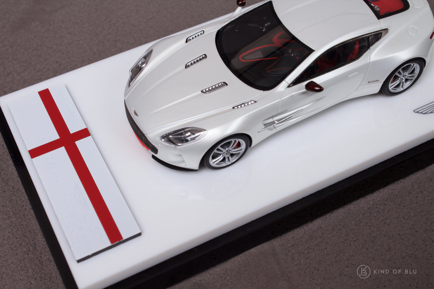 Aston Martin One-77 Q Series in Morning Frost White — lg430002i 1