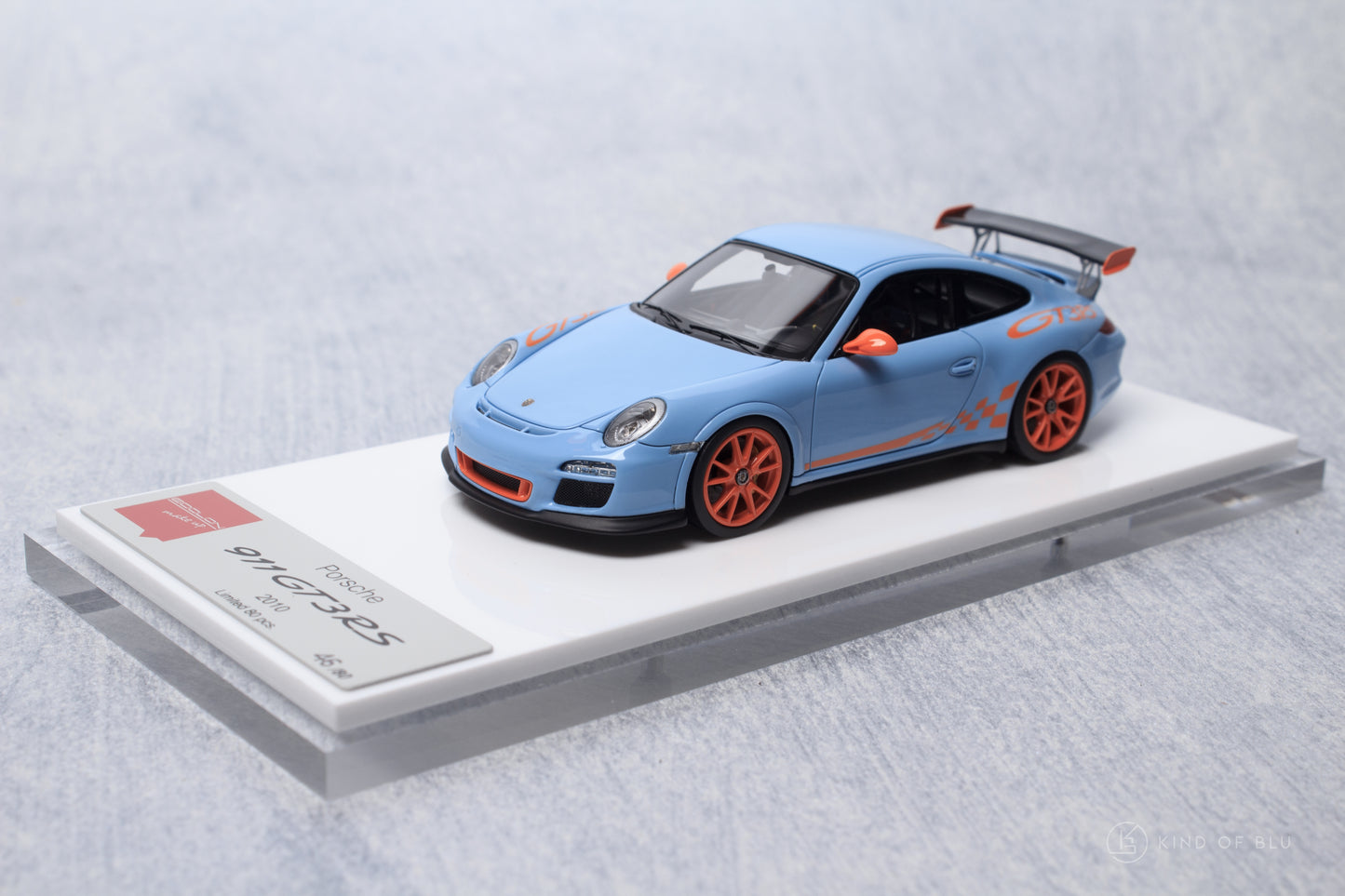 Porsche 911(997.2) GT3 RS 2011 in Gulf Blue - em603c 3