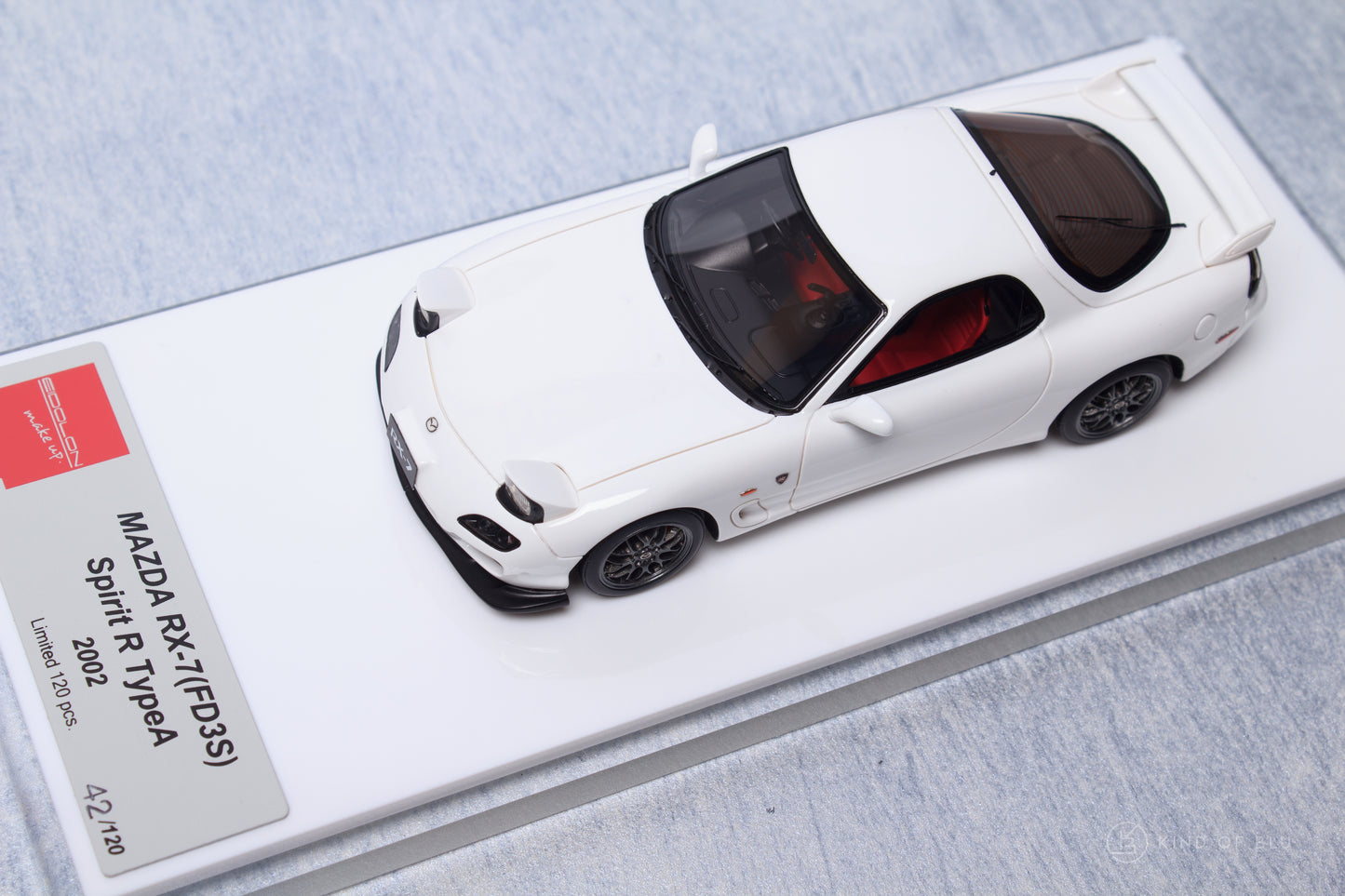Mazda RX-7 FD3S Spirit R TypeA Head Lamp open ver. in Pure White - em817b 1
