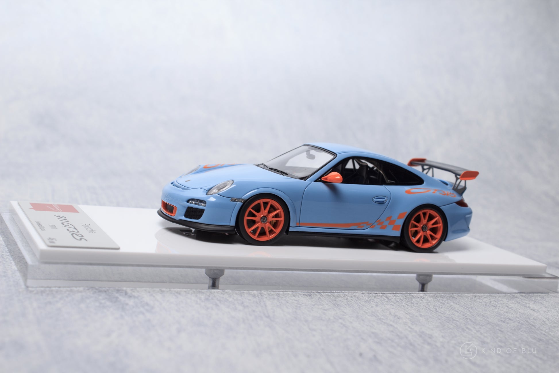 Porsche 911(997.2) GT3 RS 2011 in Gulf Blue - em603c 7