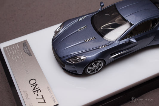 Aston Martin One-77  in Villa d'Este Blue — a 1
