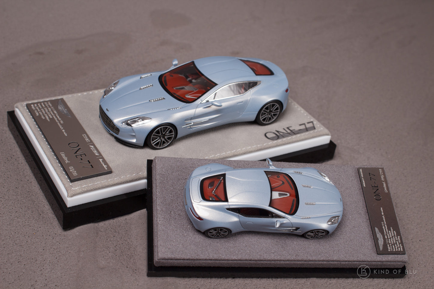 Aston Martin One-77 in Marko Blue 1:64 — lg64002c 08