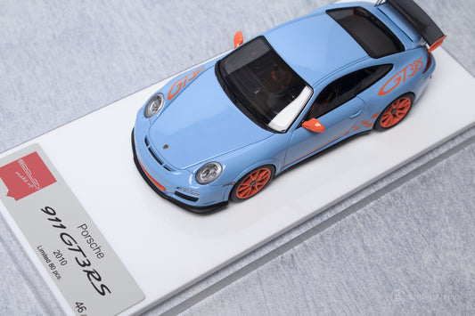 Porsche 911(997.2) GT3 RS 2011 in Gulf Blue - em603c 1