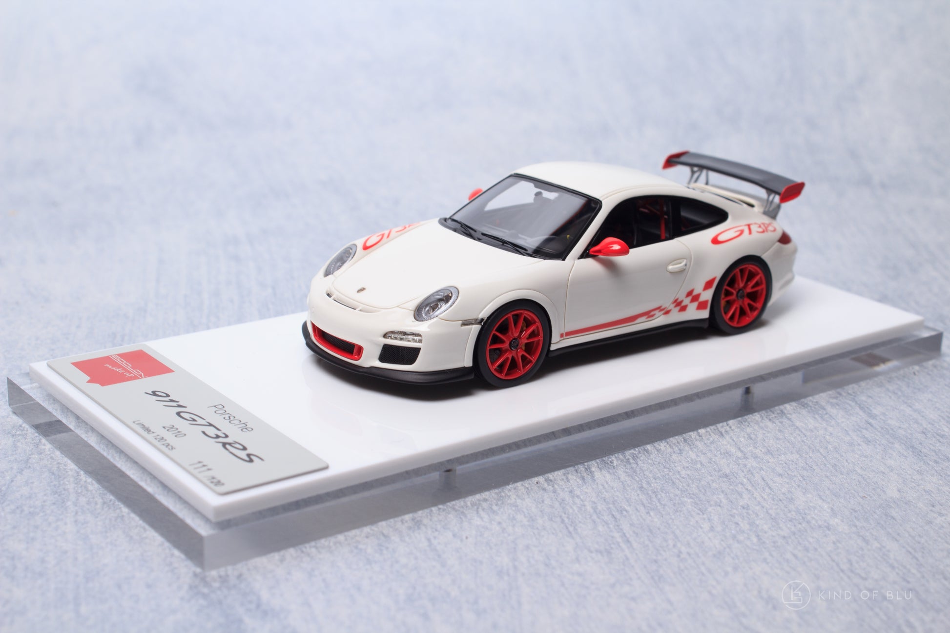 Porsche 911(997.2) GT3 RS 2010 in White & Red Livery - em603b 3