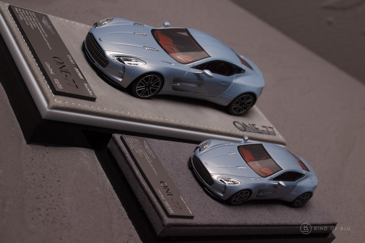 Aston Martin One-77 in Marko Blue 1:64 — lg64002c 05