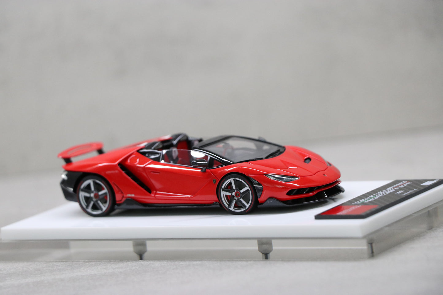 Lamborghini Centenario Roadster LP770-4 2016 Rear Wing up in Rosso Mars — 07