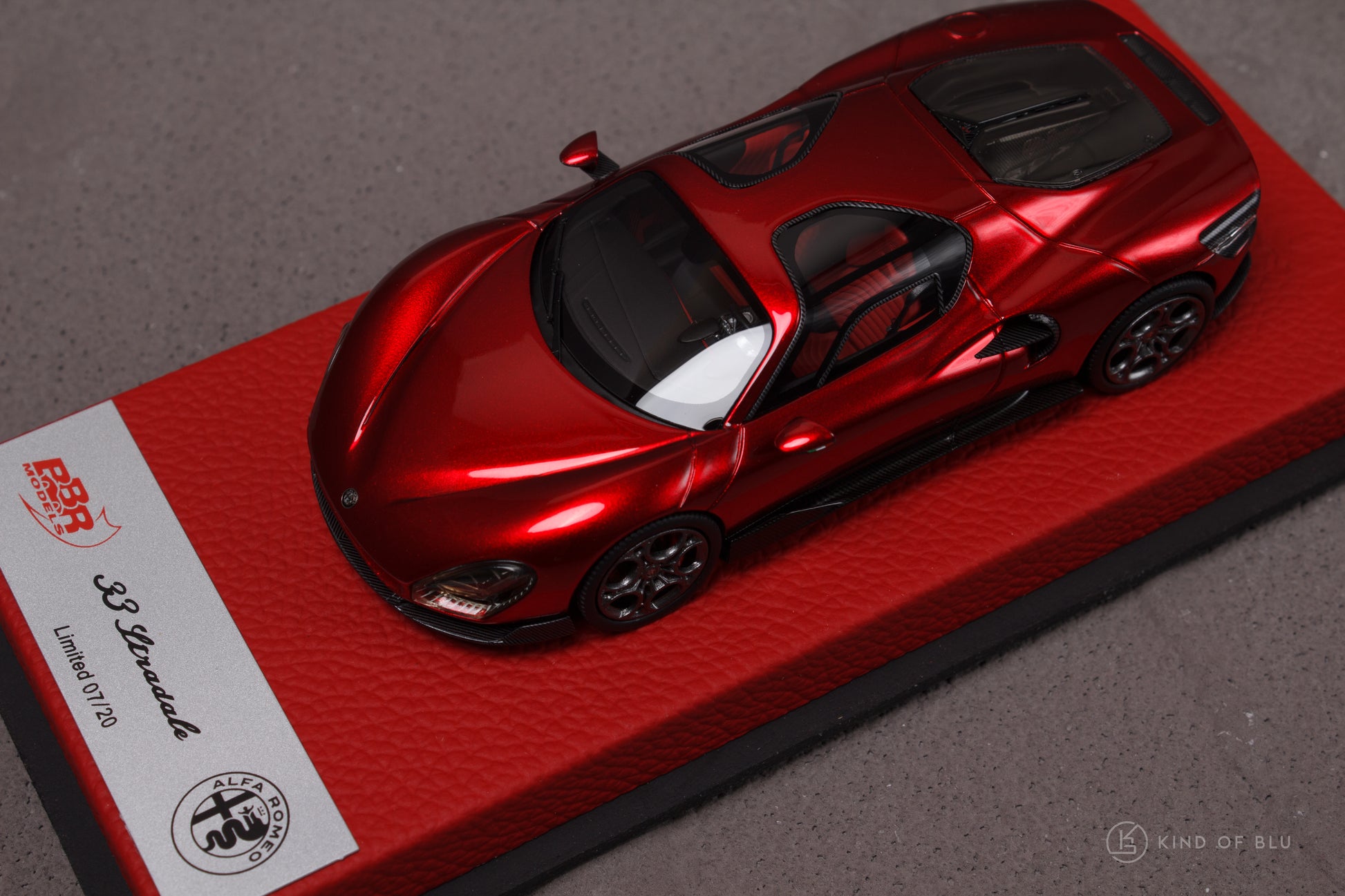 Alfa Romeo 33 Stradale in Rosso Villa D'Este — bbrc317apre 1