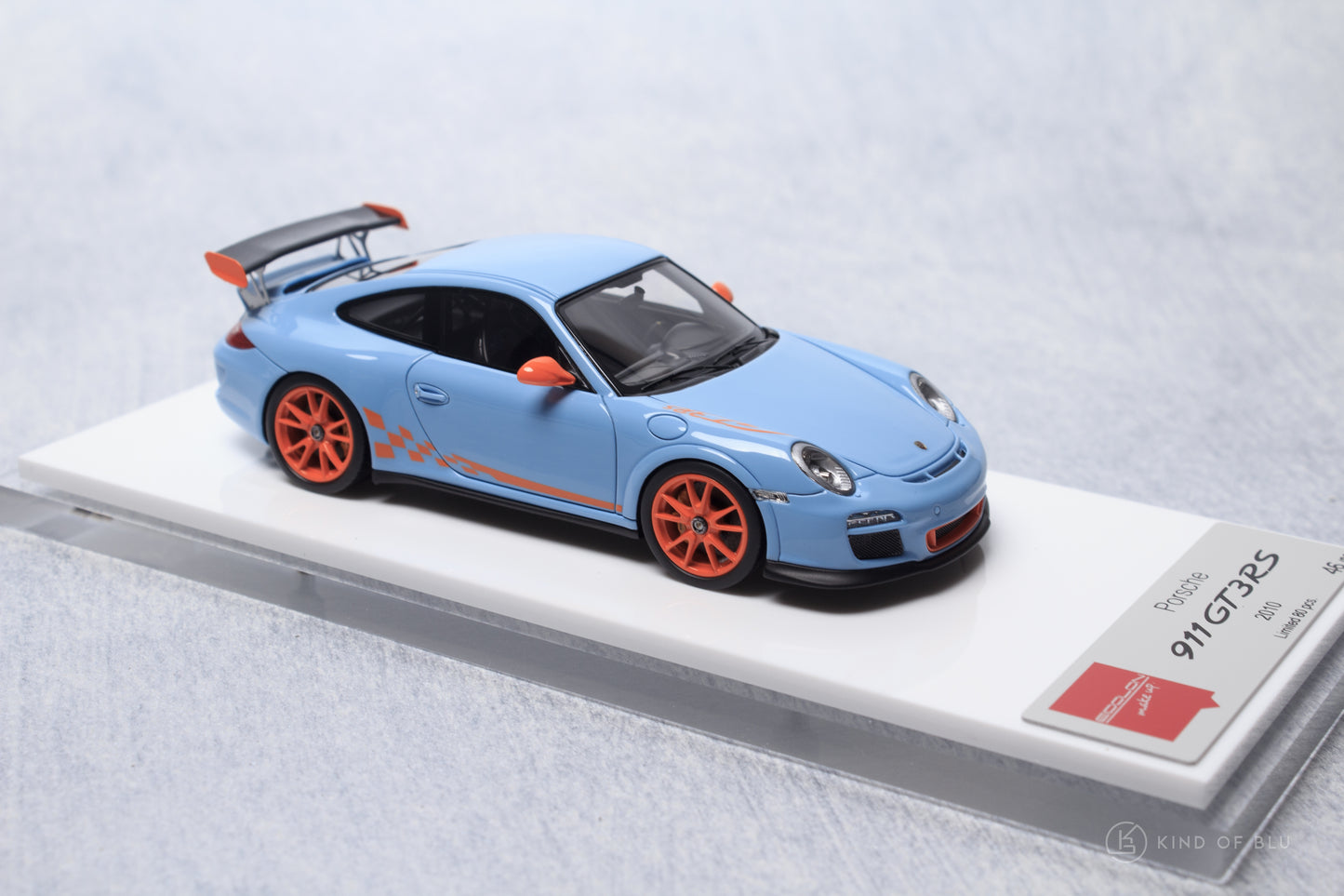 Porsche 911(997.2) GT3 RS 2011 in Gulf Blue - em603c 4