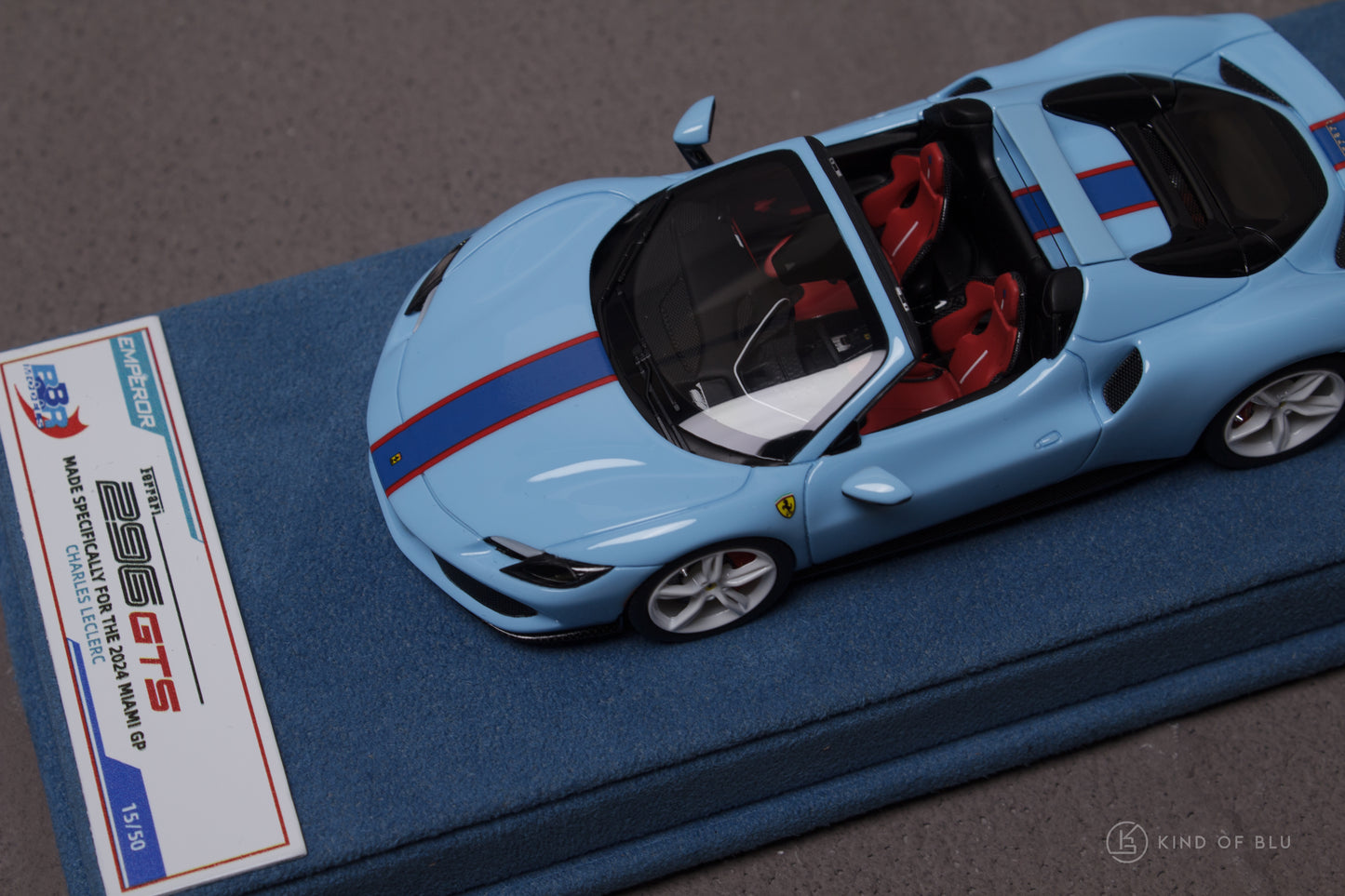 Ferrari 296 GTS Configured by Charles Leclerc, made specifically for the 2024 Miami GP — emp108 01