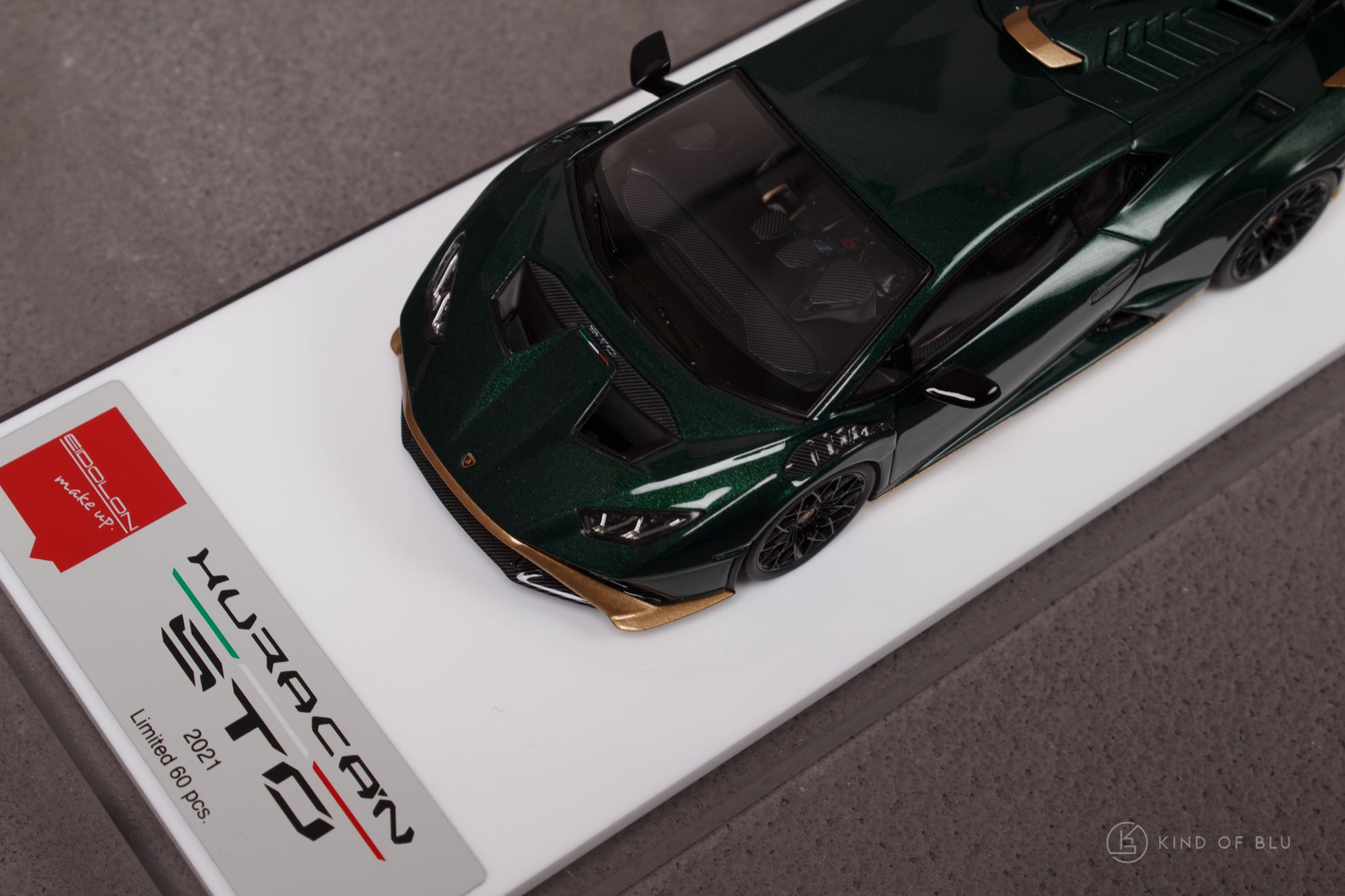 Lamborghini Huracan STO 2021 in Verde Hydra / Gold — em787d 1