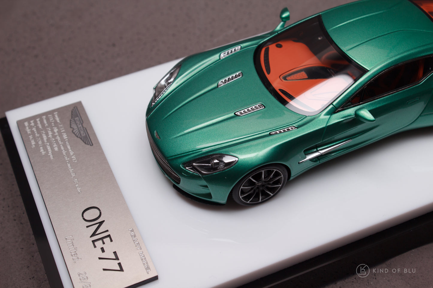 Aston Martin One-77  in Green Pearl — b 1