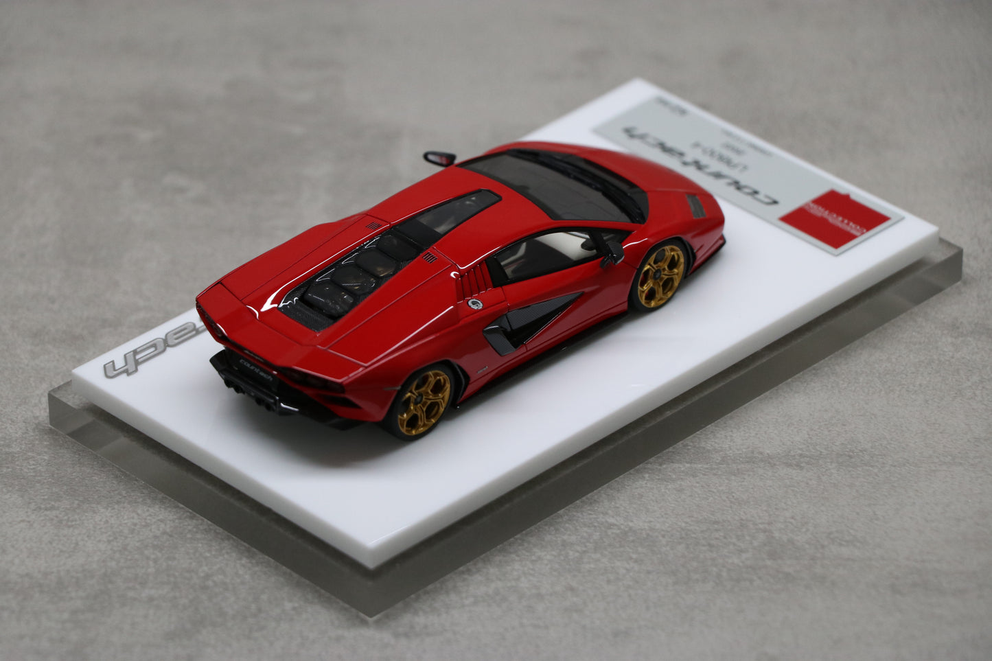Make Up Eidolon Lamborghini Countach LPI 800-4 2022 in Rosso