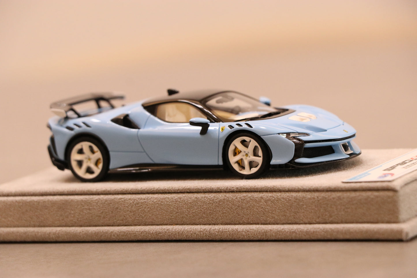 BBR Emperor Series 1:43 Ferrari SF90XX in Azzurro La Plata & White Accents - Limited 25 PCS -