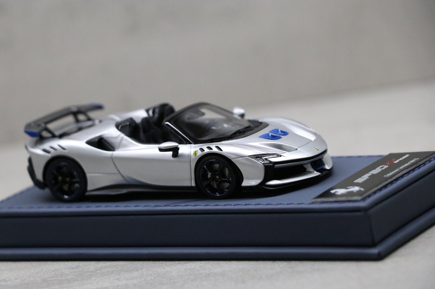 BBR Deluxe Series Ferrari SF90XX Spider in in Argento Nürburgring