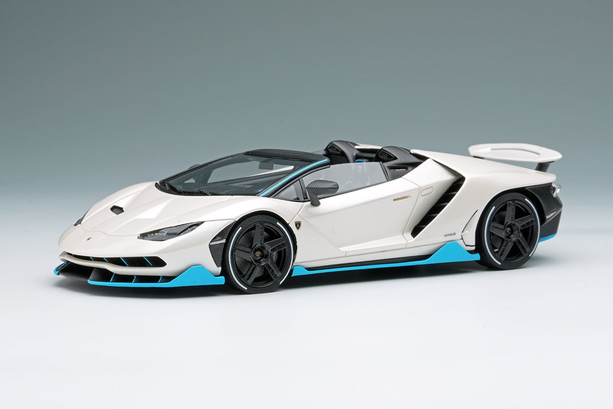 Make Up Eidolon Lamborghini Centenario Roadster LP770-4 2016 Rear Wing up in Balloon White