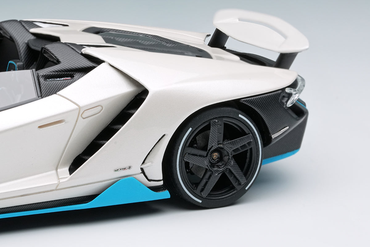 Make Up Eidolon Lamborghini Centenario Roadster LP770-4 2016 Rear Wing up in Balloon White