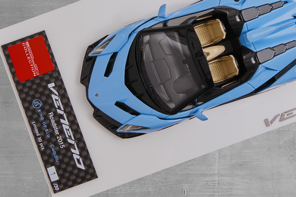 Make Up Eidolon Collection 1:43 Lamborghini Veneno Roadster Cielo Blu