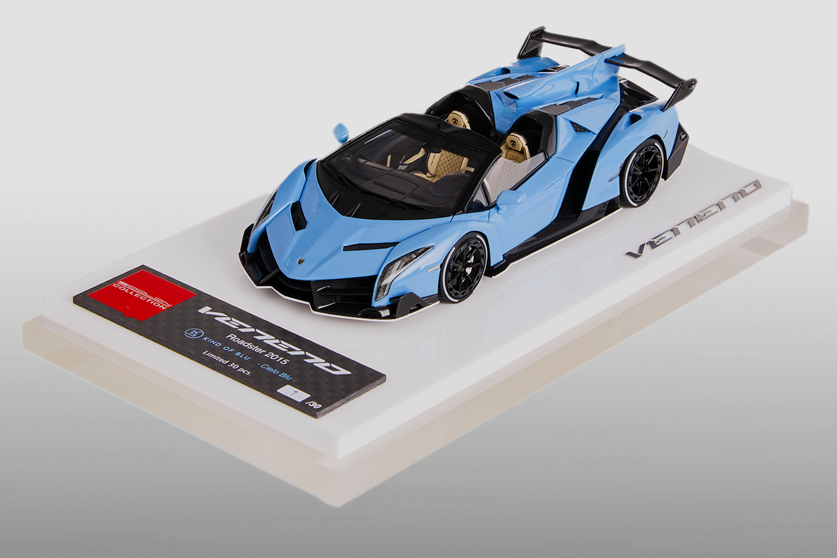 Make Up Eidolon Collection 1:43 Lamborghini Veneno Roadster Cielo Blu