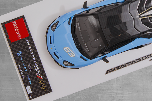 Make Up Eidolon Collection 1:43 Lamborghini Aventador SVJ 63 Cielo Blu