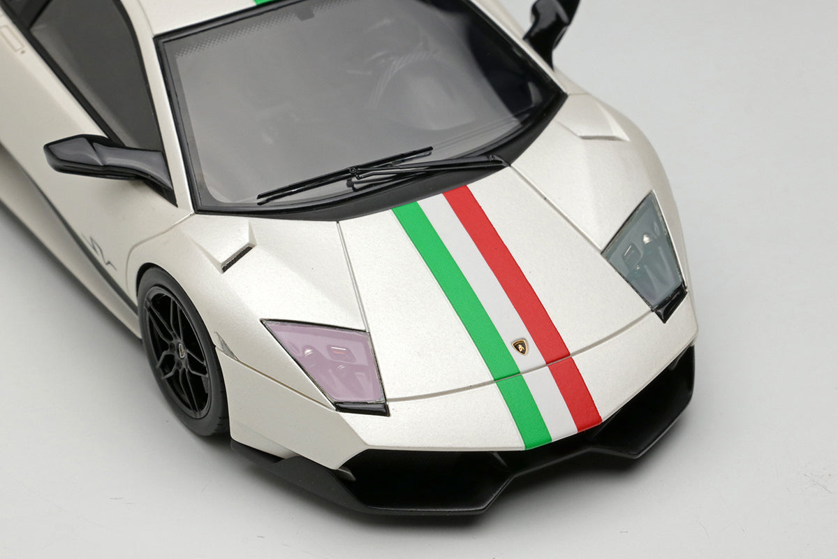 Make Up Eidolon Lamborghini Murcilago LP670-4 Super Veloce 2009 White with Italian Stripe