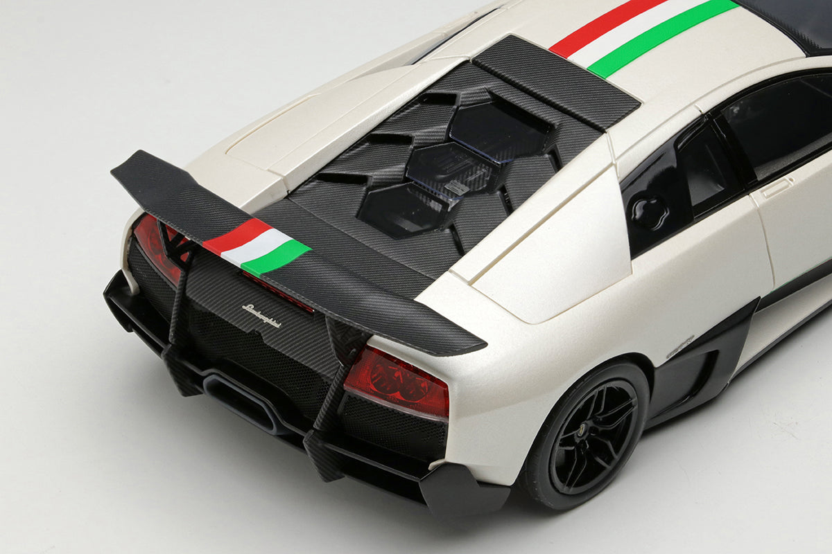 Make Up Eidolon Lamborghini Murcilago LP670-4 Super Veloce 2009 White with Italian Stripe