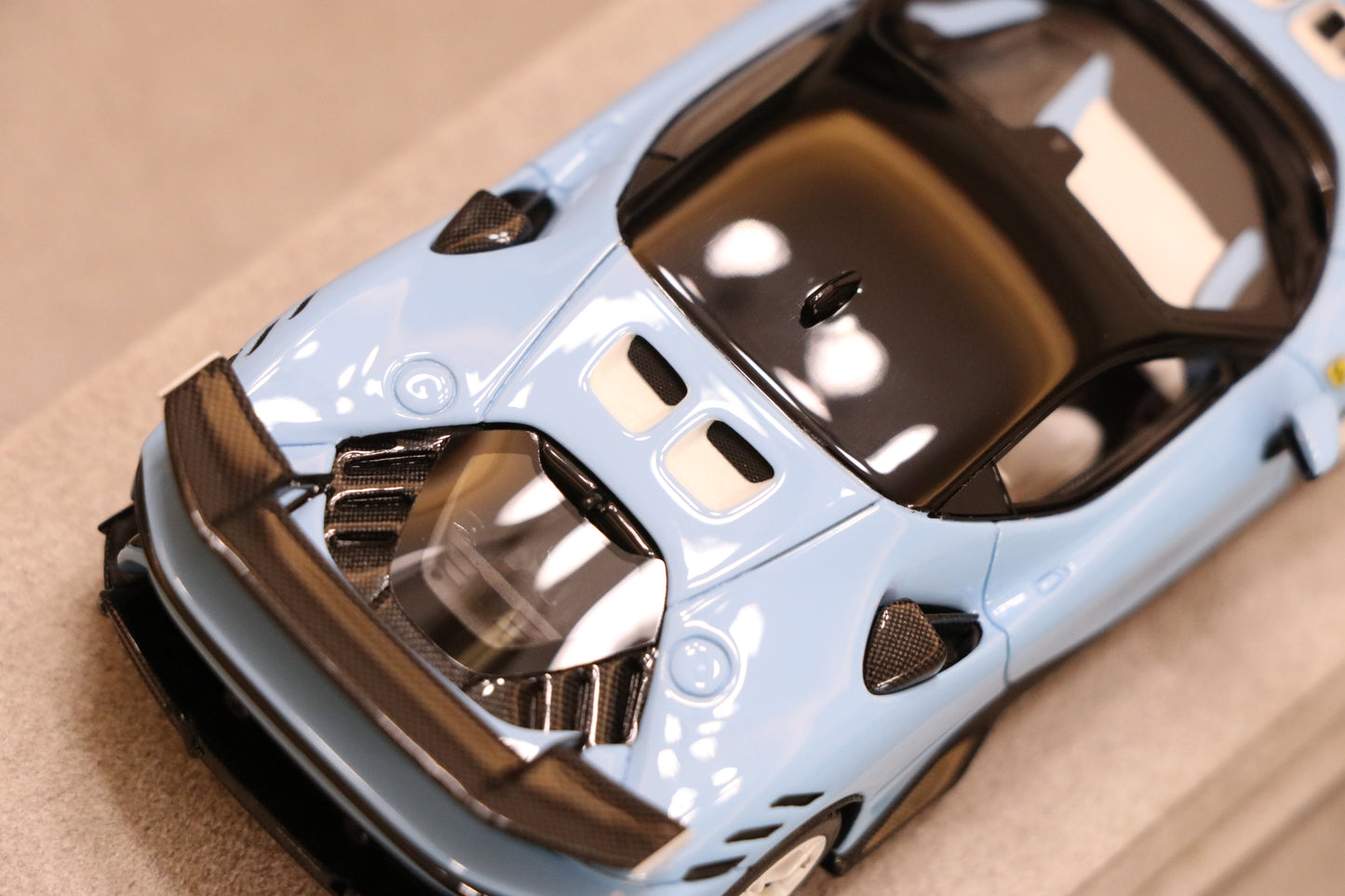 BBR Emperor Series 1:43 Ferrari SF90XX in Azzurro La Plata & White Accents - Limited 25 PCS -