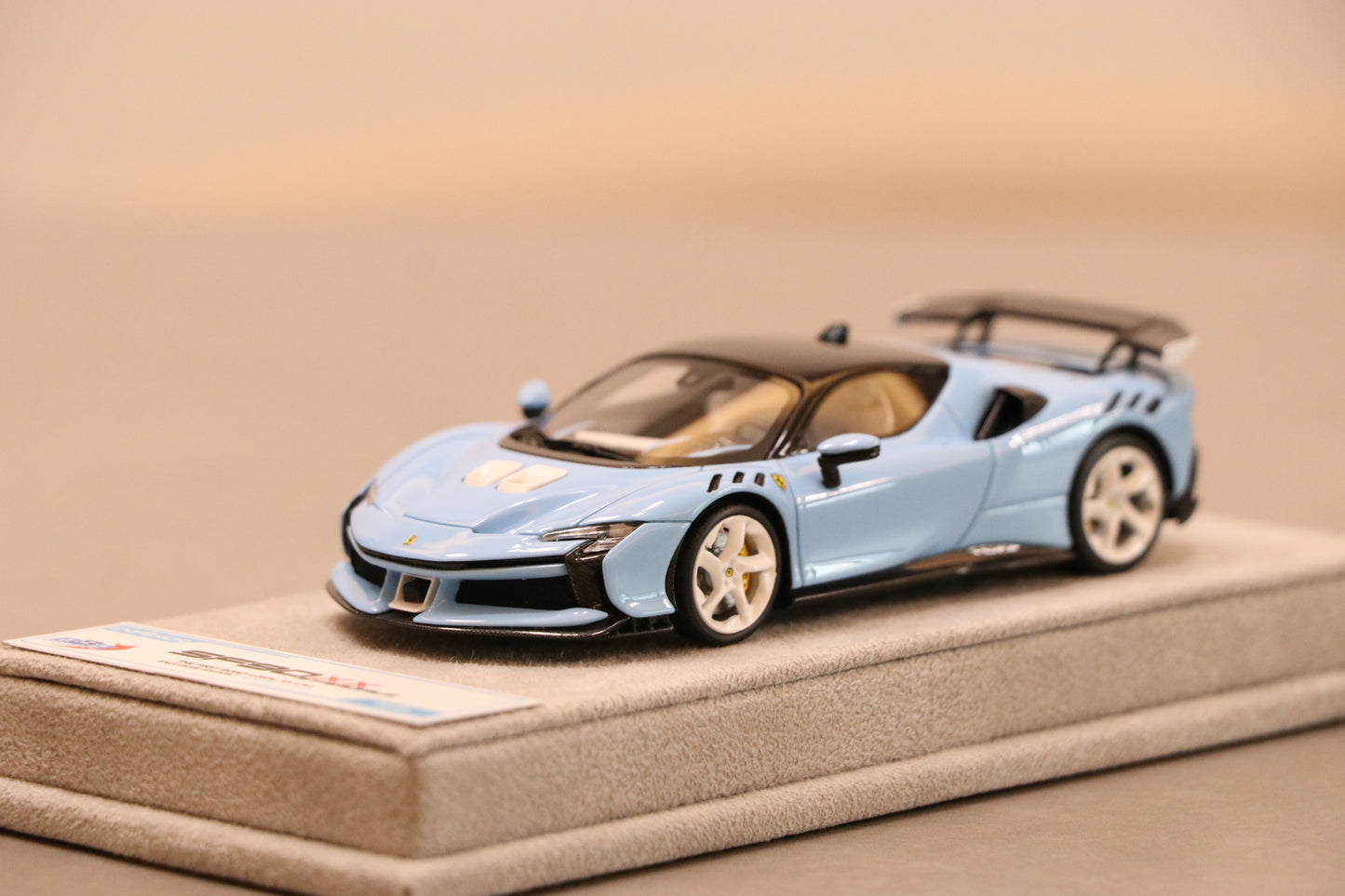 BBR Emperor Series 1:43 Ferrari SF90XX in Azzurro La Plata & White Accents - Limited 25 PCS -