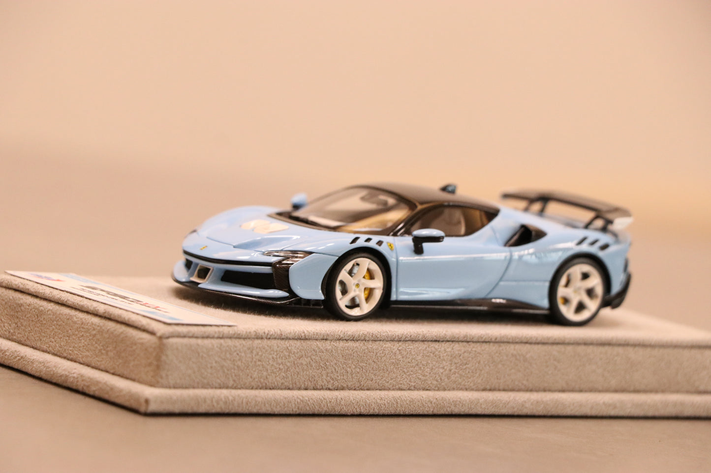 BBR Emperor Series 1:43 Ferrari SF90XX in Azzurro La Plata & White Accents - Limited 25 PCS -